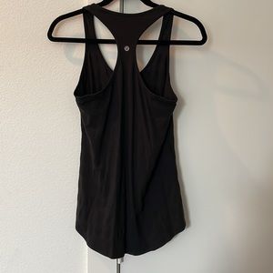 Lululemon Black Racerback Striped Tank